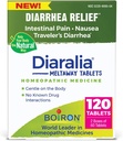 Boiron Diaralia Tabletter for diarrea Relief, Gas, Bloating, Intestinal smerte, og Travler diarrea - 120 greve (2 pakke med 60)