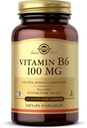 Solgar Vitamin B6 100 mg, 250 Grønnsaker Kapsler