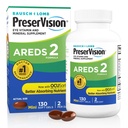 PreserVision AREDS 2 Øyevitaminer, #1 Eye Doctor Anbefalt merkevare, Lutein og Zeaxanthin Supplement med vitamin C, vitamin E, Zinc og kobber, 130 Softgels (Minigel)