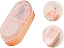Piller, Profesjonell Piller Splitter for å kutte små piller eller store piller i halve (Pink)