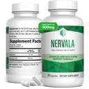 Nervala - Alpha Lipoic Acid 600mg - ALA Supplement Antioksidant for Nerve, energi og sirkulasjon Støtte- Ekstra styrke med benfotiamin - laget i USA, Lab testet - 30 kapsler, 1 måneds forsyning
