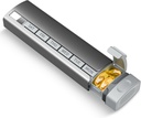 Reise piller organisator ukentlig, 1 gang i døgnet ,Upgrade Premium Aluminum legering daglig pille boks 7 dag, bærbare metall piller veske, søte piller holder å holde vitaminer, medisiner, piller, kosttilskudd (Grey)