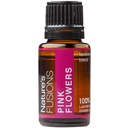 Naturens Fusjoner Rosa Blomster, 100% ren og naturlig essensiell oljeblanding for aromaterapi og emnebruk, .5 Fl Oz (pakke med 1) (15 ml)