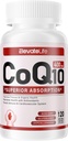 CoQ10-400mg-Softgels med PQQ, BioPerine & Omega-3, Coenzym Q10(Ubiquinon) Supplement for høyabsorpsjon, kraftig antioksidant, støtte hjerte og energi-produksjon, 120 serveringer