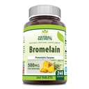 Herbal Secrets Bromelain Supplement 500 Mg Tabletter Supplement | Ikke-GMO | Glutenfri | laget i USA (240 Count)