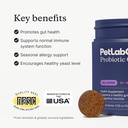 PetLab Co. - Gut & Ear Health Bundle: Probiotika for hunder, støtte Gut Health & Seasonal Allergier, & ørerensere for hunder, støtte Yeast & sunne ørekanaler - enkel å bruke Formler