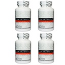 4 flasker 60 Caps Luxxe Hvit Enhanced Glutathione - Effektiv hudbleking Supplement