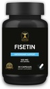 Klever Livsstil | Fisetin | Bioflavonoid | Antioksidant Supplement, Anti-Aging effekter, Hud helse, Metabolske fordeler | 30 Kapsler | 100mg per servering