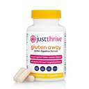 Bare Thrive Gluten Away - 30 Servings Digestive Enzymer + Probiotiske Støtte for Gluten Forsvar - Vegan, Gut Helse Supplement