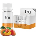 Tru Energy Shot, Ekstra styrke Energi Drikke med naturlig kaffe, grønn te, B-vitaminer B3, B6 & Vitamin B12, Zero sukker og kalorier, keto, vegansk, Glutenfri, Orange Mango, 2 FL OZ flasker, 12 pakke