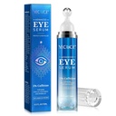 5 % Koffein Peptide Øye Serum, Under Øye Roller Krem for mørke sirkler, Puffiness, Vesker Under Øye - 360° Massasje Ball Krem for Wrinkles, Fine linjer og Firming (Blue)