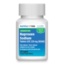 HealthCareAisle Naproxen Natrium, 220 mg - 225 kapler - hodepine smertefriere, opp til 12 timers relief
