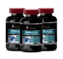 druefrø ekstrakt organisk - ADVANCED VISION FORMULA - taurin aminosyre, forbedrer visjon, Lutein Og Zeaxanthin, organiske øye kosttilskudd for voksne over 50, melk tistel organisk - 3 flasker 180Kaps