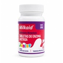 Melkeaid Junior Lactase Enzyme Chewable tabletter for Laktose Intolerance | forhindrer gass, bloating, diarrea hos barn | Fastvirkende Dairy Digestive Supplement for barn | 60 ct (60 tabletter, Grape)