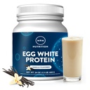 MRM Nutrition Egg Hvitt Protein | Vanilla Flavored | 23g fettfritt protein | med digestive enzymer | Høyeste biologiske verdi | klinisk testet | 20 Serveringer