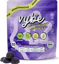 Vybe Daily Nootropic Gummies – 8-i-1 Mushroom & Adaptogen Brain Supplement for fokus, energi og Mood med Lion's Mane, Cordyceps, Reishi, Chaga, Ashwagandha (Blueberry, 60-count)