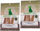 Naturlig verdi Søt Potato & Duck Myk Chew Kjøtt Sticks Inneholder Glukosamin & Chondroitin for Hip & Joint Health(Dette er en 2 Pack)