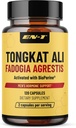 EN-1 Tongkat Ali for menn (Longjack) Fadogia Agrestis og Tongkat Ali Supplement 1205mg per servering med BioPerine, Tongat-ali for menn - 120 kapsler Tonkat-Ali Long Jack