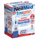 NeilMed sinugator Trådløs pulserende nasal vaskesett med én irrigator, 30 premiksede pakker og 3 AA batterier (pakke med 1)