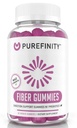 PUREFINITY Fiber Gummier for voksne med inulin FOS fra Chicory Root, sukkerfri prebiotiske Supplement for daglig digestion og parabol støtte - Ikke-GMO, Vegan, 60 greve
