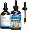Kjæledyrs velvære glatt BM Gull for hund og katter - Svalbar Relief & Stool Softener, støtter sunn Bowell Bevegelser - Naturlig Herbal Supplement 4 oz (118 ml)