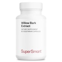Supersmart - Willow Bark Extract 530mg per dag (høy styrke) - 15% Salicin - naturlig Willow Bark Herb Supplement | Ikke-GMO & Glutenfri - 60 vegetariske kapsler
