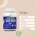 Naturlig hud relief – Herbal Supplement for beroligende kløe, tørr og irritert hud – 100% plantebaserte, vegetariske kapsler