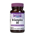 Blåbonnet ernæring B kompleks 50 Grønnsaker Kapsler, Komplet Full Spectrum, Vitamin B6, B12, Biotin, Folat, Vegetarisk, Vegetarisk, Glutenfri, Soya Gratis, Melkfri, Kosher, 50 Grønnsaker Kapsler