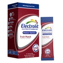 Electrolit Elektrolysere Powder Packets, Fruit Punch 8 Pack, Powdered Hydration Packets for dehydrering og rehydrering, Post Workout Flavored Hydrating Drink Mix, Glutenfri daglige vannforsterker Sticks