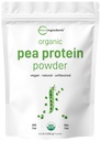 Mikroingredienser Nord-Amerika Grown, Organic Pea Protein Powder, 1KG (2,2 pund) | Plantebasert Vegansk Protein, Kjøttfritt Protein Supplement, rik på grened kjede Aminosyrer | Ikke-GMO, Soja Gratis