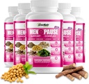 GreeNatr Herbal Menopause støttekompleks for varme blits, nattesvitser og Mood Swings Relief. Fremmer balansert hormon nivå - svart cohosh, Dong Quai, lakris rot & Kelp blader (6 flasker)