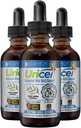 Uricel - Avansert Uric Acid Support & Cleanse Supplement - Flytende levering for bedre absorpsjon - Tart Cherry, Chanca Piedra, Celery Seed, Turmeric og mer!