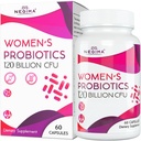 Negima Menopause kosttilskudd for kvinner, 120 milliarder CFU probiotika for kvinner, 13-i-1 urter og botaniske kompleks, for menopause - 60 Caps