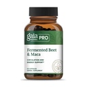 GAIA HERBS PRO Fermented Beet & Maca - Sunn energi og sirkulasjonsstøtte Supplement* - Nyre Helse Supplement med beet & Carrot Root - Vegan, Glutenfri, Soya-Free - 60 Kapsler (30 Serveringer)