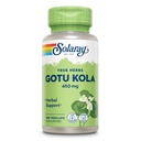 SOLARAY Gotu Kola 450mg - Centella Asiatica Herbal Kosttilskudd - Gotu Kola Kapsler laget med hele luften for kraftig velvære støtte - Vegan, ikke-GMO, Lab verifisert, 60-dagers garanti, 100 serveringer