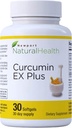 Gurkemeie Curcumin Supplement, Curcumin EX Plus med Grapefrø ekstrakt, Resveratrol & Rødvin Polyfenoler for felles helse og hjerte helse, Curcuminoids kompleks 500 mg kapsler