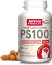 Jarrow Formler PS100 Fosfatidylserin 100 mg, kosttilskudd for hjerne helse og kognisjonsstøtte, 30 Softgels, 10-30 dagers forsyning