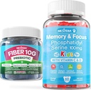 Sugar Free Fosfatidyserin Gummies for barn + Fiber Gummies for voksne