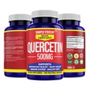 Bare Potent Quercetin Supplements, Quercetin 500mg 200 kapsler, 2 X Quercetin 250mg Phytosom Bioflavonoid Antioksidant Vegansk Glutenfri piller for å støtte sunn cellulære hjerte og immunfunksjoner