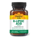Country Life R-Alpha Lipoic Acid Complex 300mg - Alpha-Lipoic Acid 270mg & R-Lipoic Acid 30mg - Antioksidant støtte - No Yest, Korn, Hvete, Soya, Gluten, Melk - Alpha Lipoic Acid Supplement