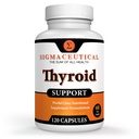 Thyroid wellness blanding | Sink, Selenium & Iodine Complex | Ashwagandha & Kelp Herbal støtte | 120 Vegetariske kapsler | Naturlig energi & metabolisme Formula