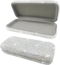 Bling solbriller tilfelle,Shiny Diamond solbriller harde tilfelle søte briller saken,Rhinestone brille saken for kvinner