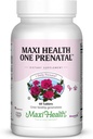 Maxi Helse Prenatal Vitaminer for kvinner – En daglig prenatal med metylert folat, Gentle Iron & DHA-support – Doctor Formulert, Kosher Multivitamin for graviditet – 60 kapsler (60 dagers forsyning)