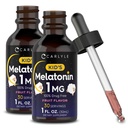 Carlyle Kids Melatonin Væske | 1 fl oz | Two Pack | Frukt Flavor | Drug Gratis Barn Supplement