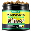 Probiotika for hund Digestiv Helse, Digestive Myke Chews for hunder, Hundeprobiotika og Digestive Enzymer, 120 Hunde Chews Omega-3 & 6, Vitamin, Forbedre Digestion, Immunitet
