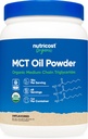 Nutricost Organic MCT Oil Powder 1 LB - Certified USDA Organic, Great for Keto, Ketose og Ketogene Dietter - Null Netto Carbs (medium Chain Triglycerid)