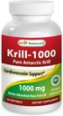 Best Naturals Krill Oil Mykt Gel, 1000 mg, 60 greve