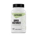 NutraBio Chelated Kobber Bisglycinat Supplement (3mg), Immunsupport - Kobber Supplement- 90 Kapsler