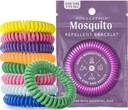 15 Pack Mosquito Avvisende armbånd, DEET-fri for barn og voksne, Individuelt innpakket bånd