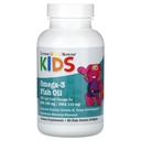 California Gold Nutrition Kids Omega-3 Fiskeolje, Naturlig Jordbær, 60 Fisk Gelatin Softgels